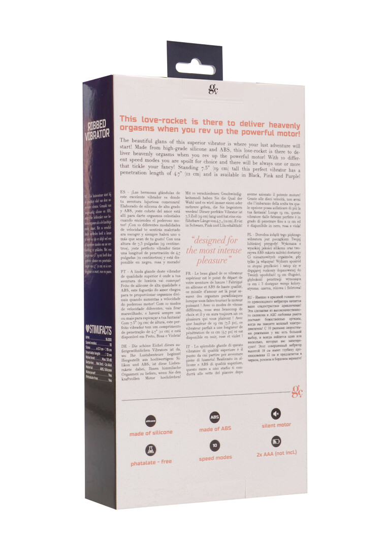 Gc by shots Geribbelde Vibrator (8714273928320)
