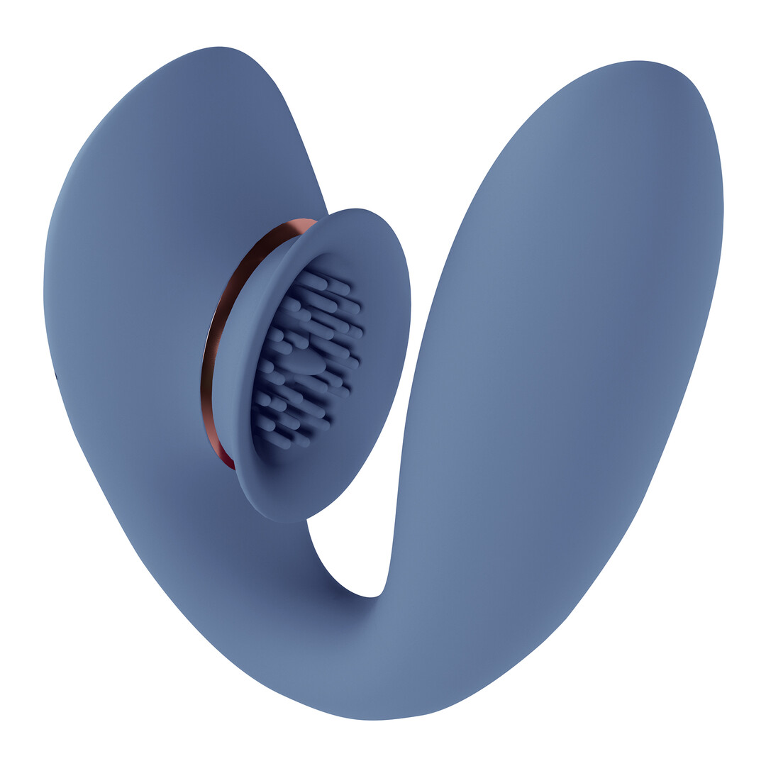 Innovation by shots Twitch 3 - Oplaadbare Vibrator en Suction - Blauw/Grijs (8714273054975)