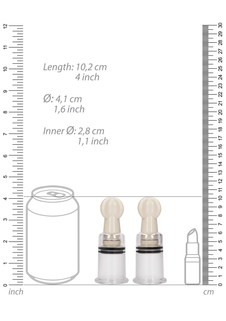 Pumped by shots Tepel Suction Set - Medium (8714273548429)