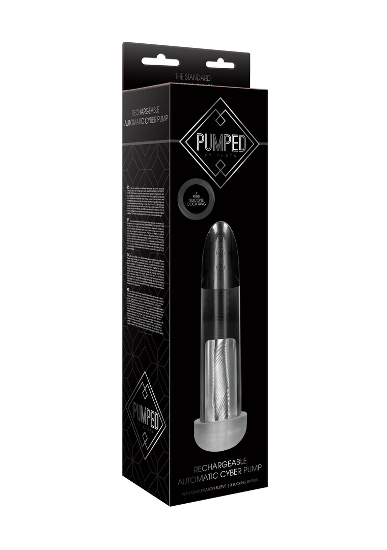 Pumped by shots Oplaadbare Automatische Cyber Pomp met Sleeve (8714273531766)