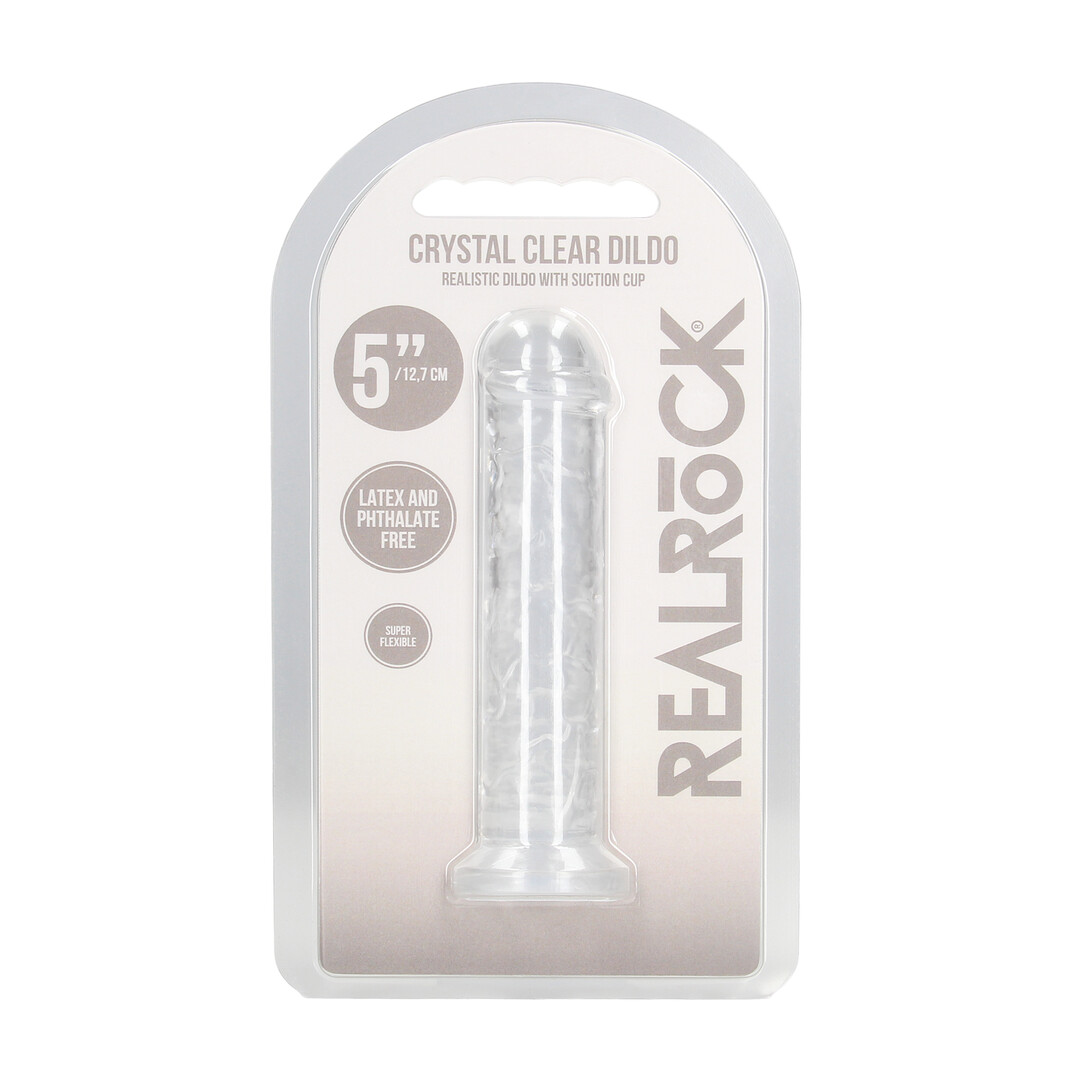 Realrock by shots Realistische Dildo - 5 / 12,7 cm - Transparant (8714273030108)
