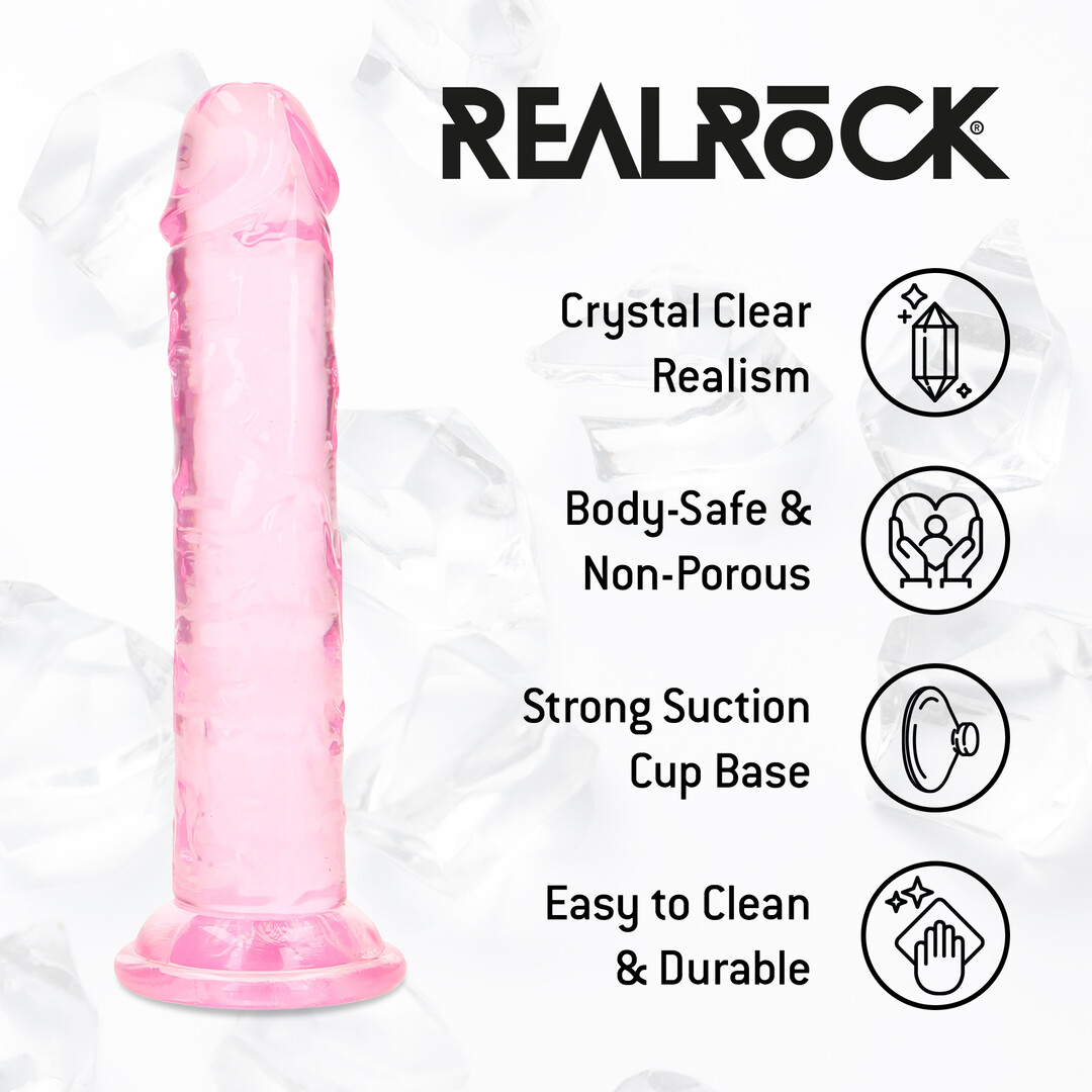 Realrock by shots Realistische Dildo - 5 / 12,7 cm - Roze (8714273029805)
