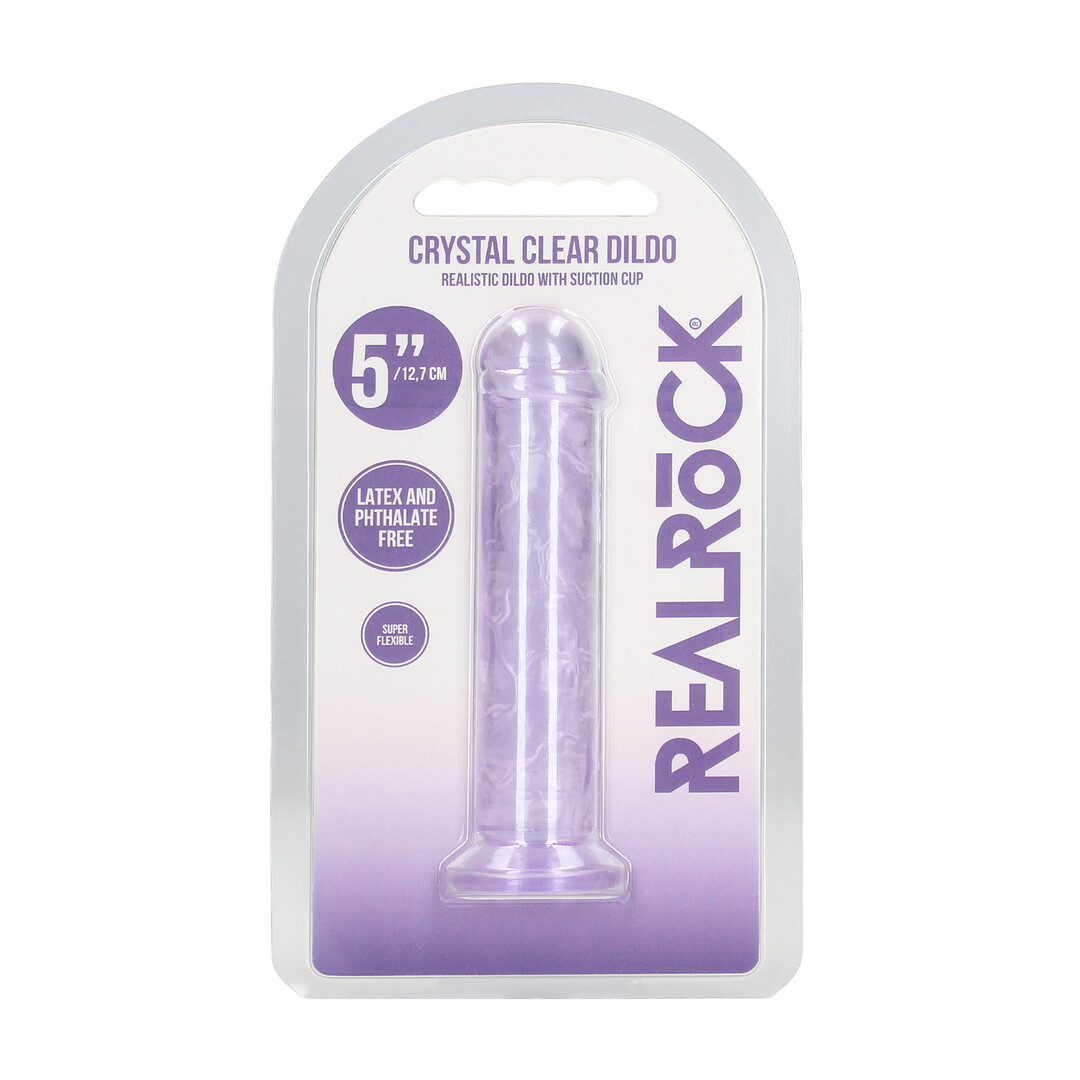 Realrock by shots Realistische Dildo - 5 / 12,7 cm - Paars (8714273030078)