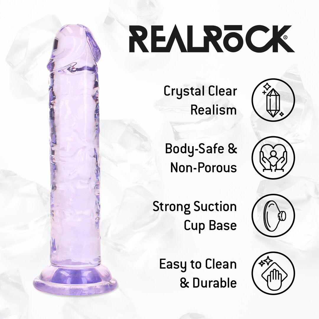 Realrock by shots Realistische Dildo - 5 / 12,7 cm - Paars (8714273030078)