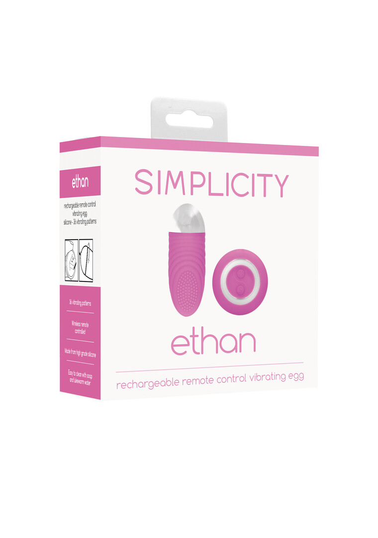 Simplicity by shots Ethan - Draadloze Vibrerende Ei met Afstandsbediening (8714273548658)