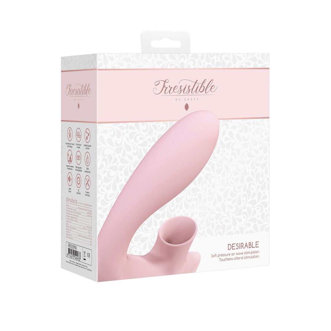 Irresistible by shots Gewilde - Buigbare Luchtpulsvibrator (8714273549433)
