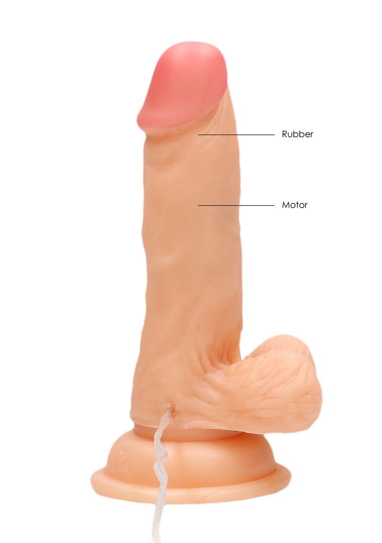 Realrock by shots Vibrerende Realistische Cock met Scrotum - 6 / 15 cm (8714273070739)