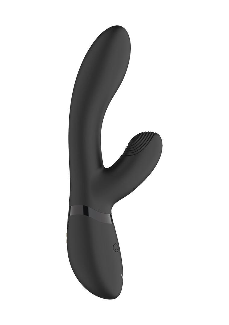 Vive by shots Kyra - Pulse Clitorale Rabbit - Zwart (8714273521798)