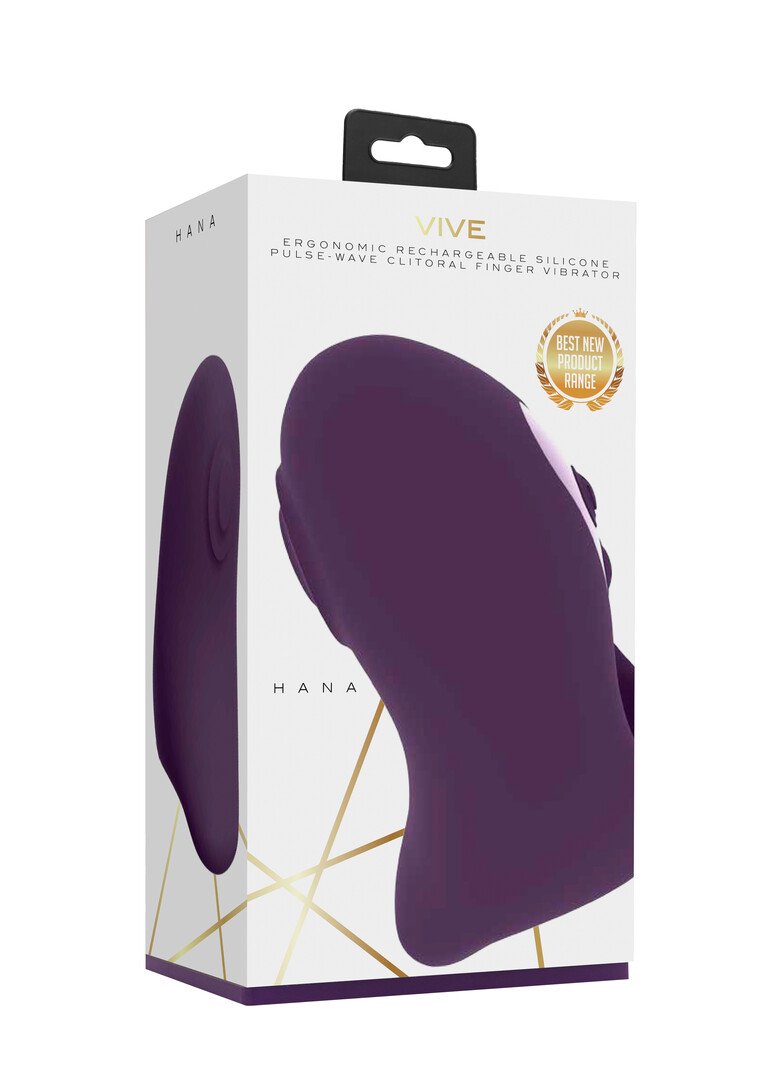 Vive by shots Hana - Pulse Wave Finger Vibrator - Paars (7423522538517)
