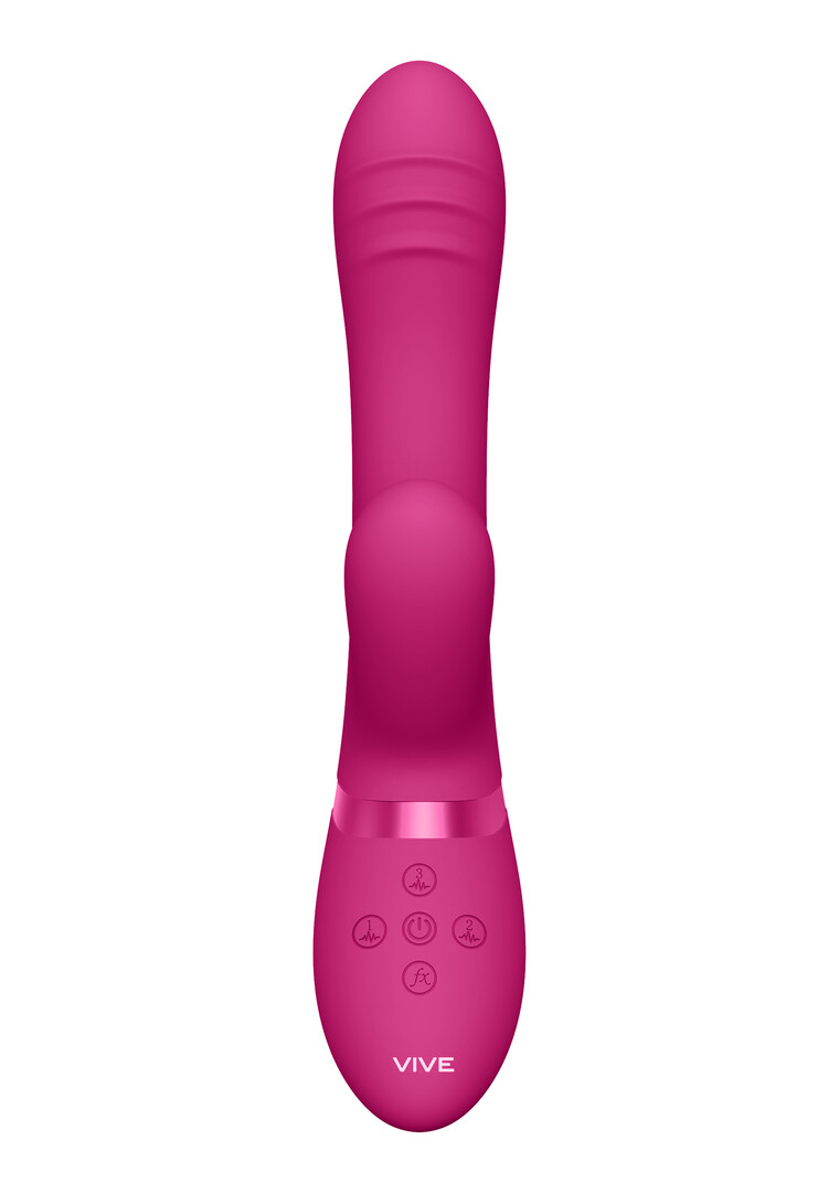 Vive by shots Tani - Finger Motion met Pulse-Wave Vibrator - Roze (7423522539583)