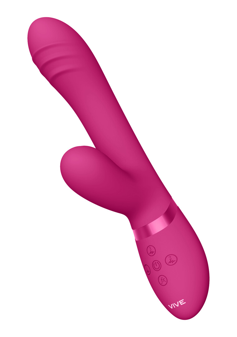Vive by shots Tani - Finger Motion met Pulse-Wave Vibrator - Roze (7423522539583)