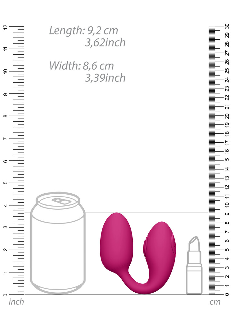 Vive by shots Aika - Pulse Wave  Vibrating Love Egg - Roze (7423522537527)