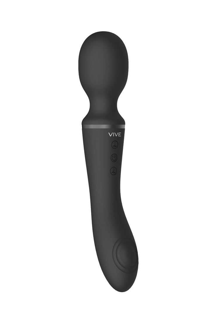 Vive by shots Enora - Wand  Vibrator - Zwart (8714273522009)