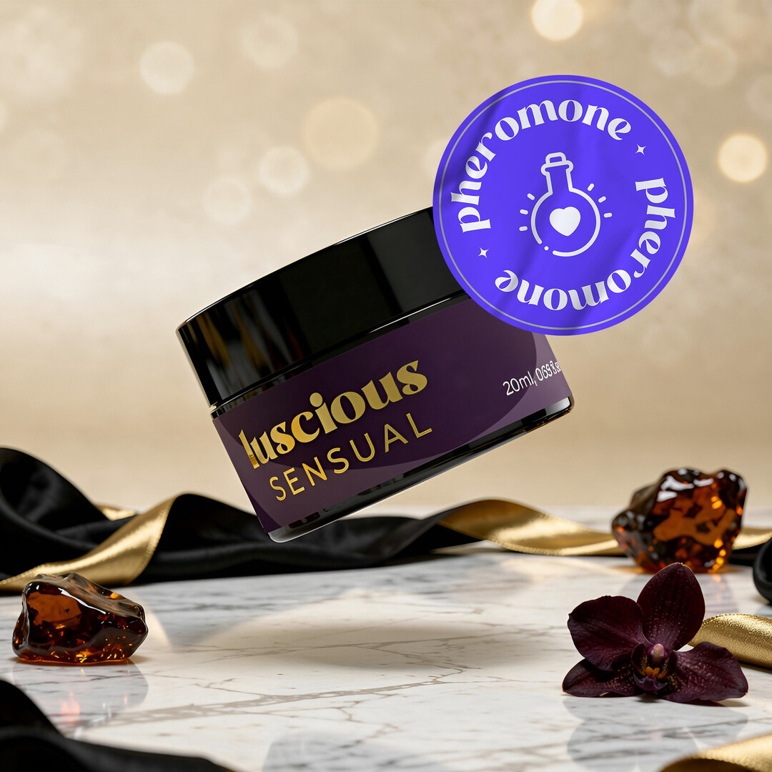 Crushious Luscious - Massage Candle with Pheromones and Sensual Aroma - 0.68 fl oz / 20 ml (7403254162563)
