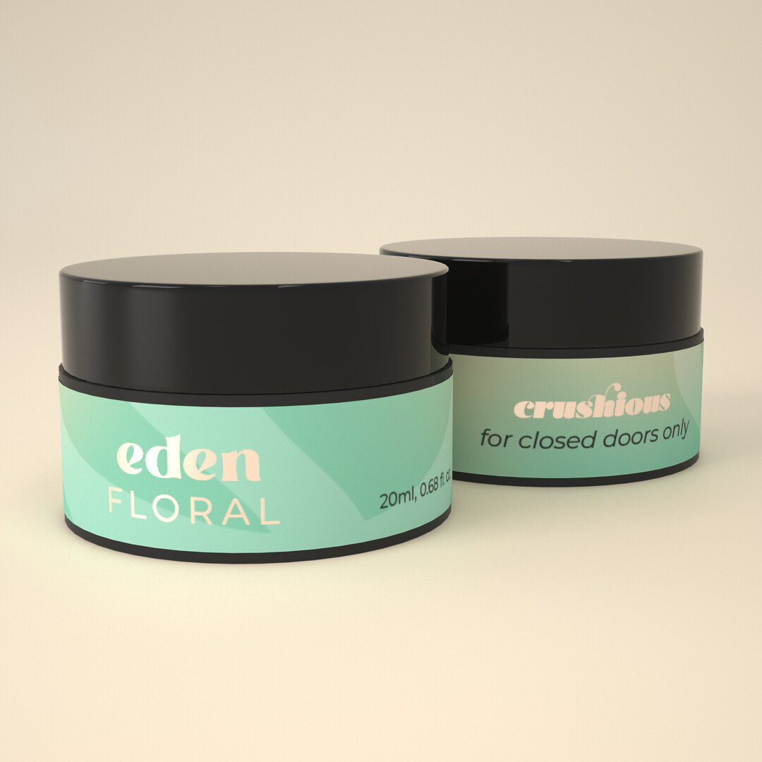 Crushious Eden - Massage Candle with Pheromones and Floral Aroma - 0.68 fl oz / 20 ml (7403254162549)