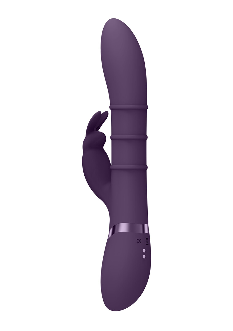 Vive by shots Sora - Up  Down Stimulerende Ringen, Vibrerende G-Spot Rabbit - Paars (8714273493286)