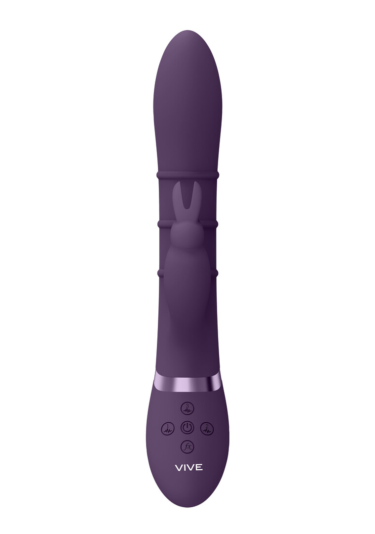 Vive by shots Sora - Up  Down Stimulerende Ringen, Vibrerende G-Spot Rabbit - Paars (8714273493286)