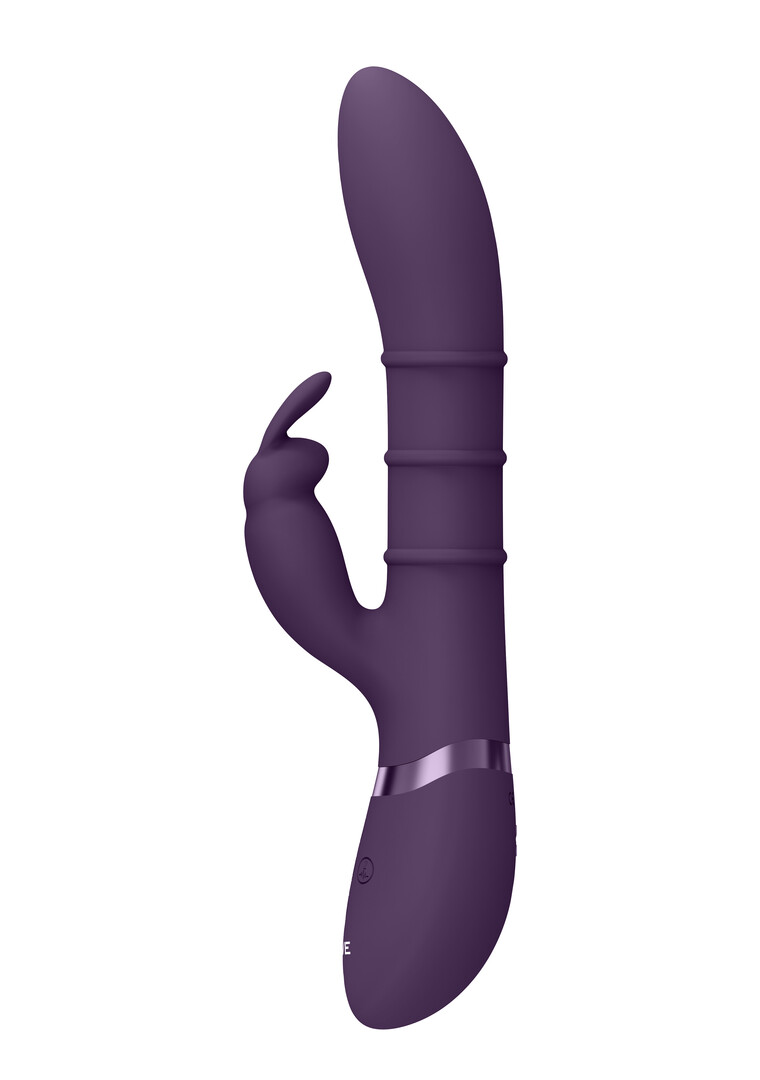 Vive by shots Sora - Up  Down Stimulerende Ringen, Vibrerende G-Spot Rabbit - Paars (8714273493286)
