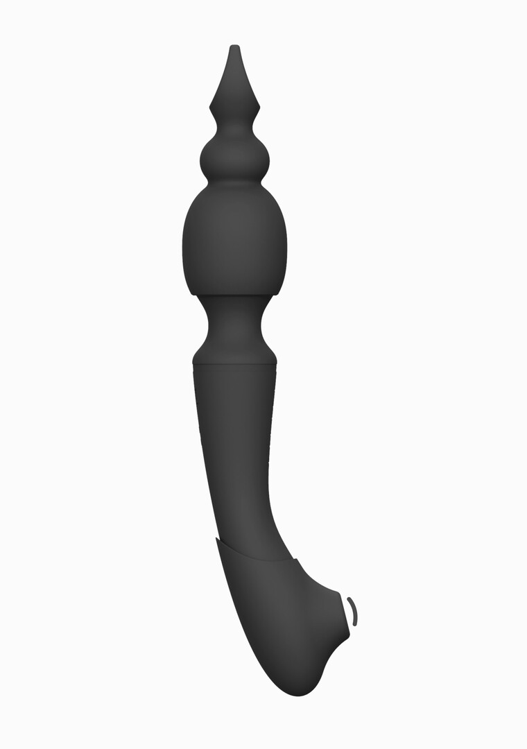 Vive by shots Nami - Pulse Wave  Vibrating Wand - Zwart (7423522539545)