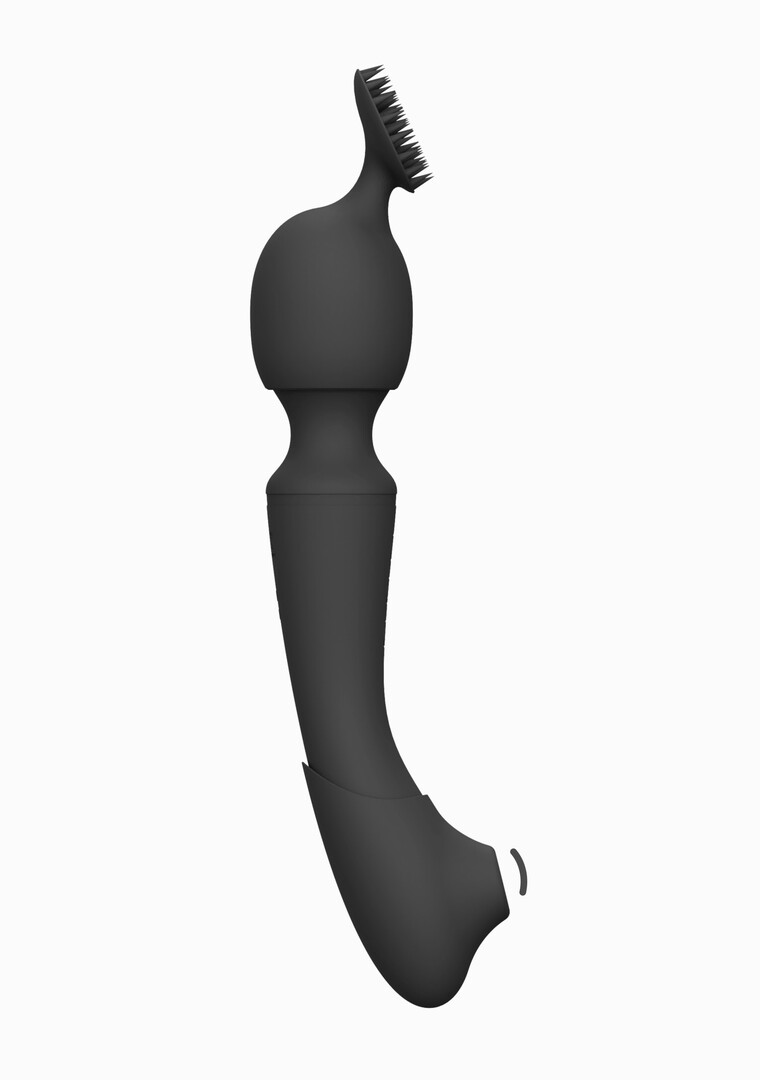 Vive by shots Nami - Pulse Wave  Vibrating Wand - Zwart (7423522539545)