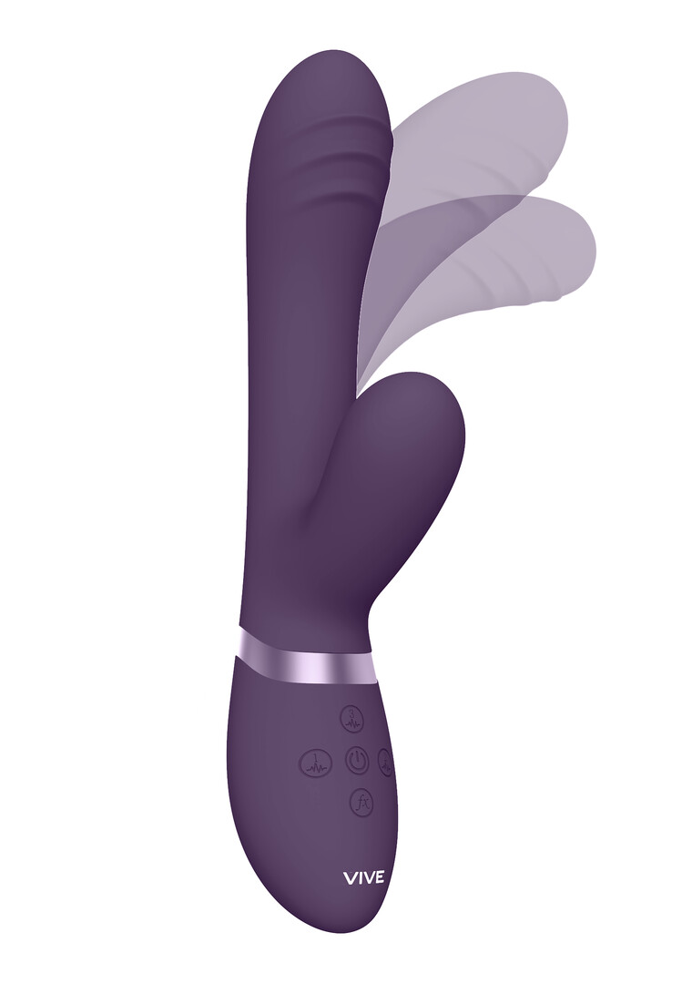 Vive by shots Tani - Finger Motion met Pulse-Wave Vibrator - Paars (7423522539590)