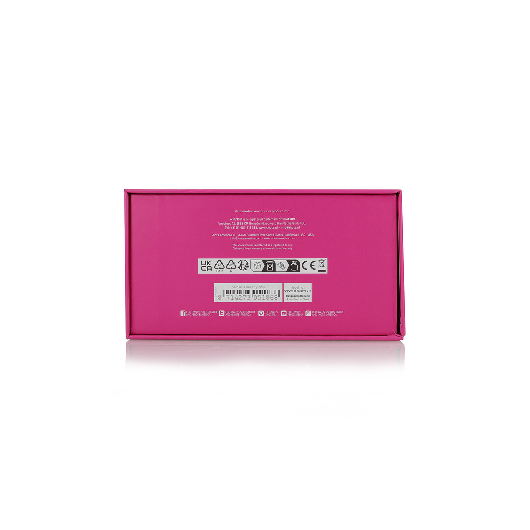 Vive by shots Riko - Triple Motor Thumper met Geavanceerde Vingerbeweging  Puls Golf Stimulator - Roze (8714273051868)