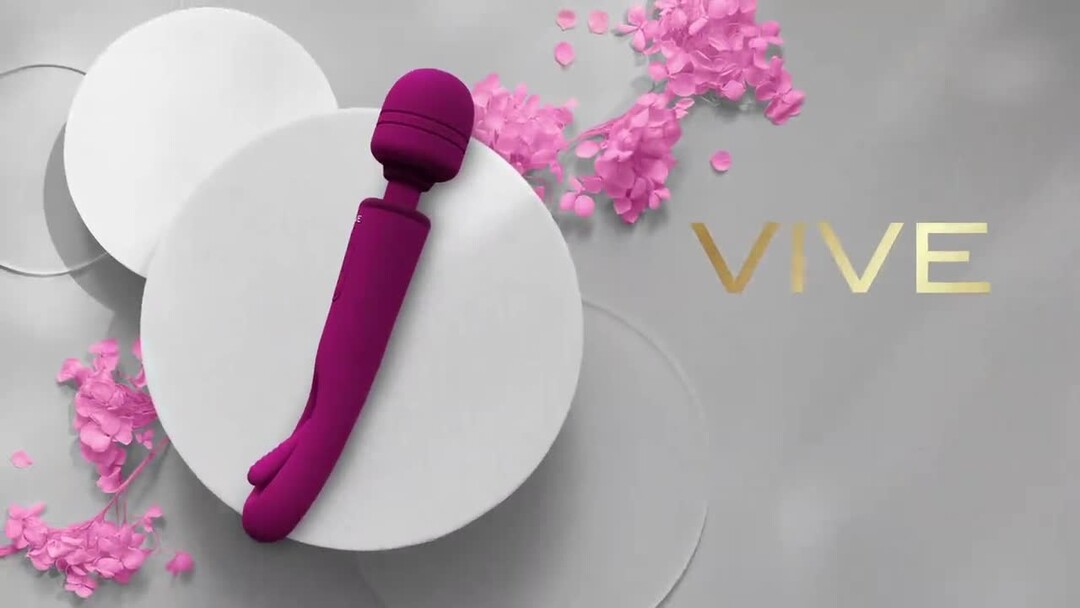 Vive by shots Kiku - Dubbelzijdige Wand met Innovatieve G-Spot Flapper Stimulator - Roze (8714273051820)