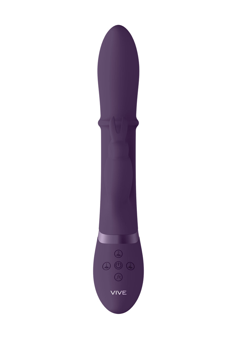 Vive by shots Halo - Ring Rabbit Vibrator - Paars (8714273545039)