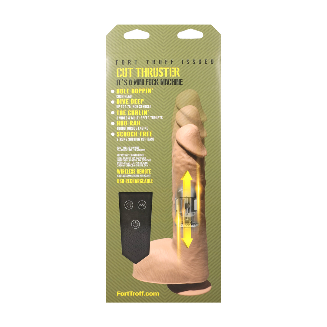 Doc johnson Cut Thruster - Duw Vibrator - Vanille (782421102012)