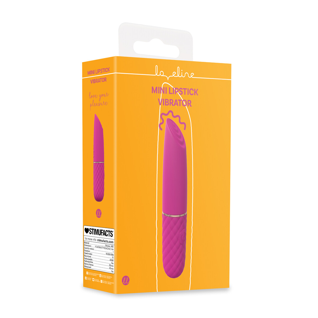 Loveline by shots Mini Lipstick Vibrator - Roze (8714273021410)