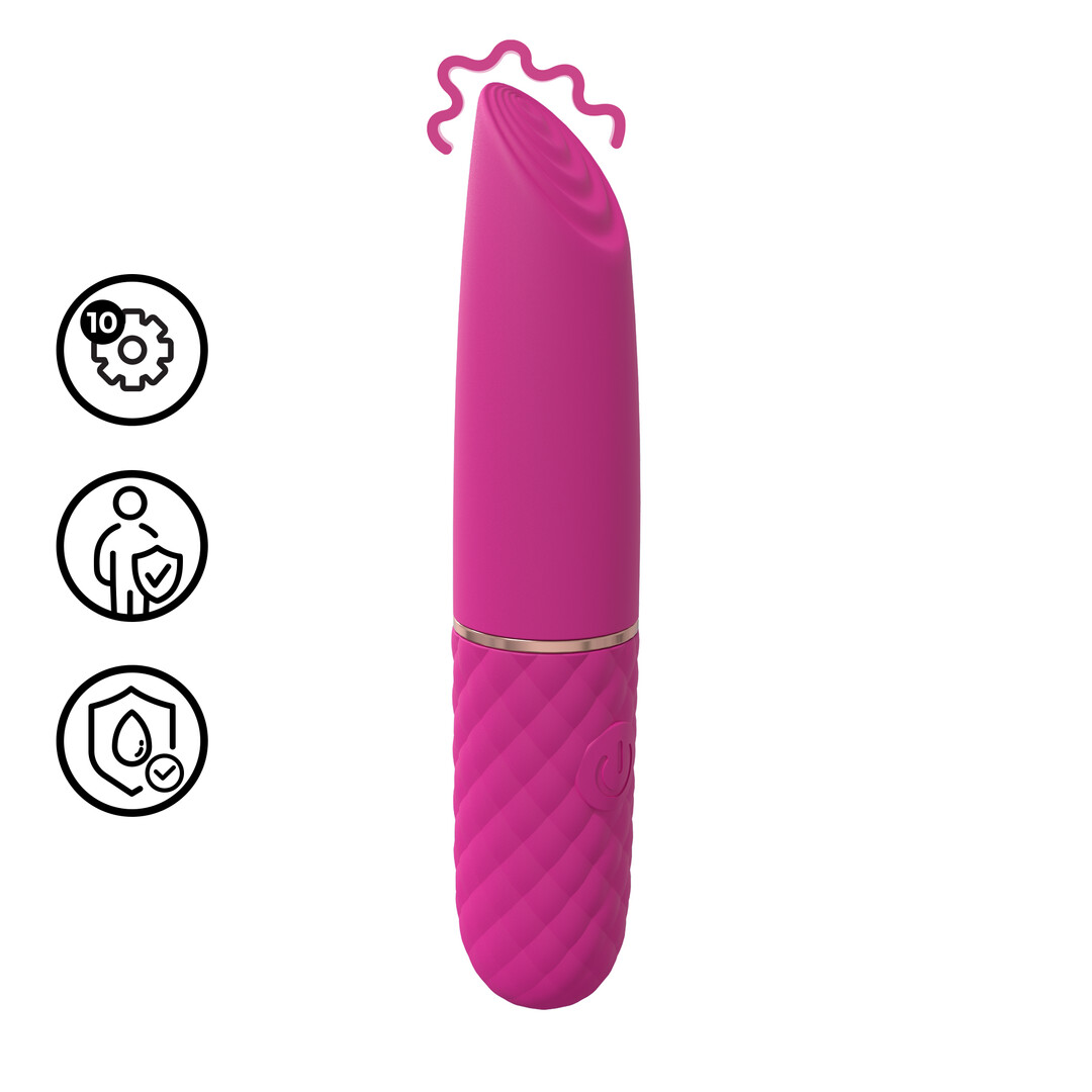 Loveline by shots Mini Lipstick Vibrator - Roze (8714273021410)