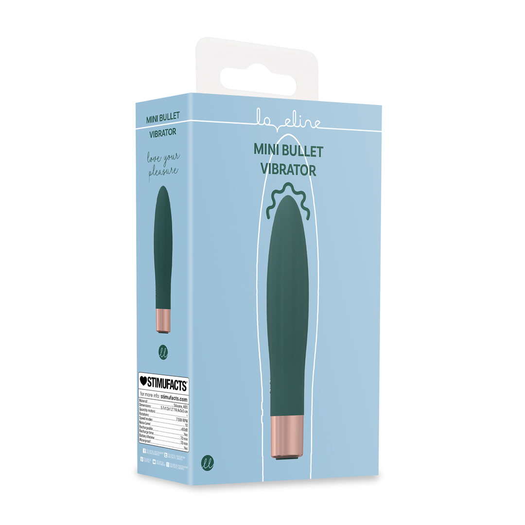 Loveline by shots Mini Bullet Vibrator - Bosgroen (8714273021458)
