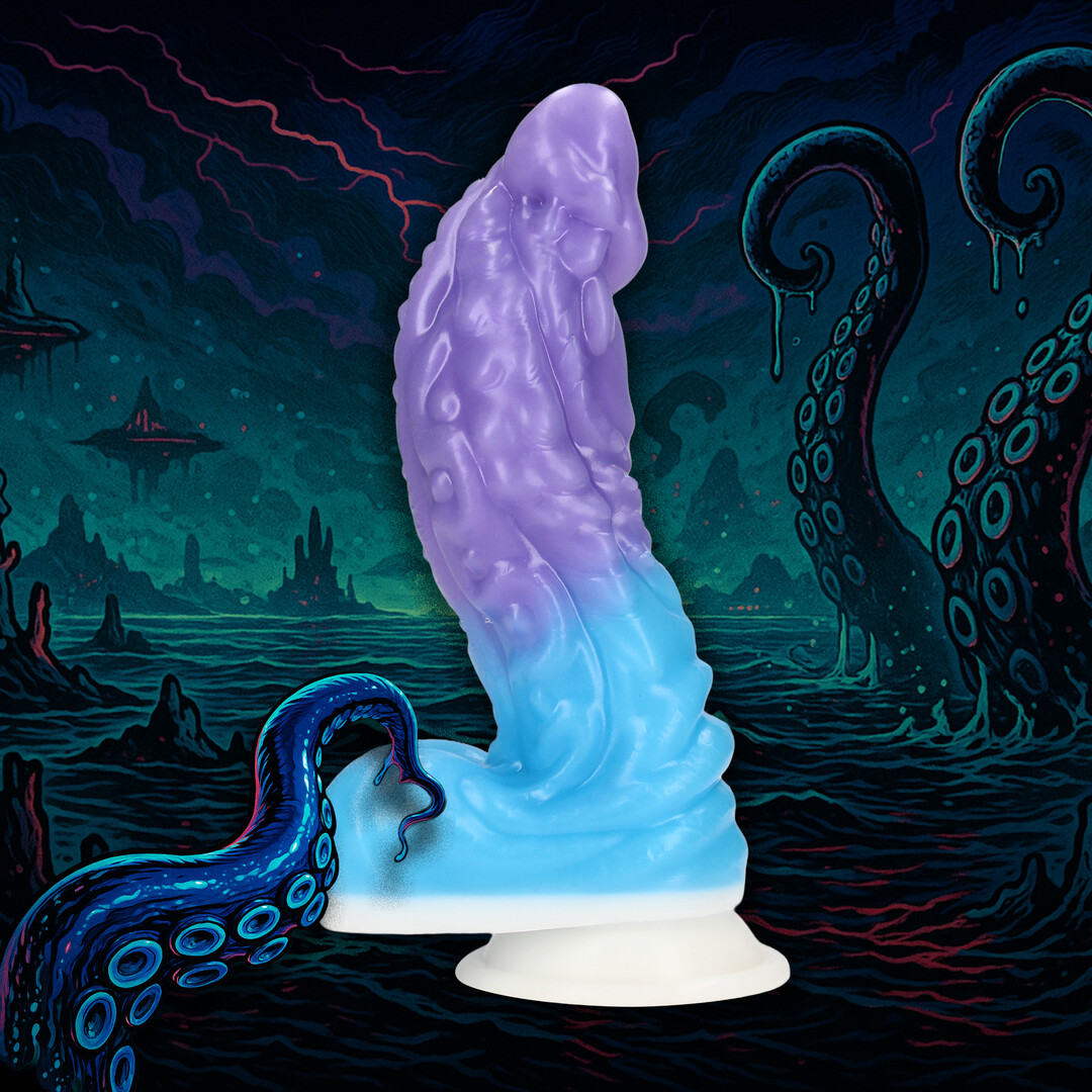 Ouch! by shots Galactic Hydra - Siliconen Dildo - Paars/Blauw (8714273024244)