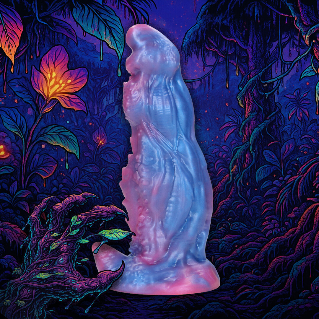Ouch! by shots Galactic Night Fiend - Siliconen Dildo - Paars (8714273024251)