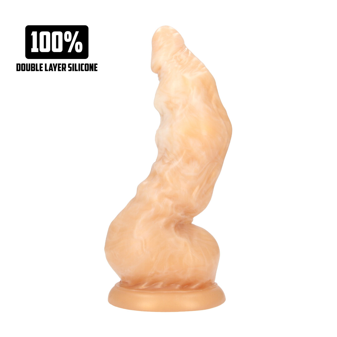 Ouch! by shots Gouden Alien Indringer - Siliconen Dildo - Goud (8714273024312)