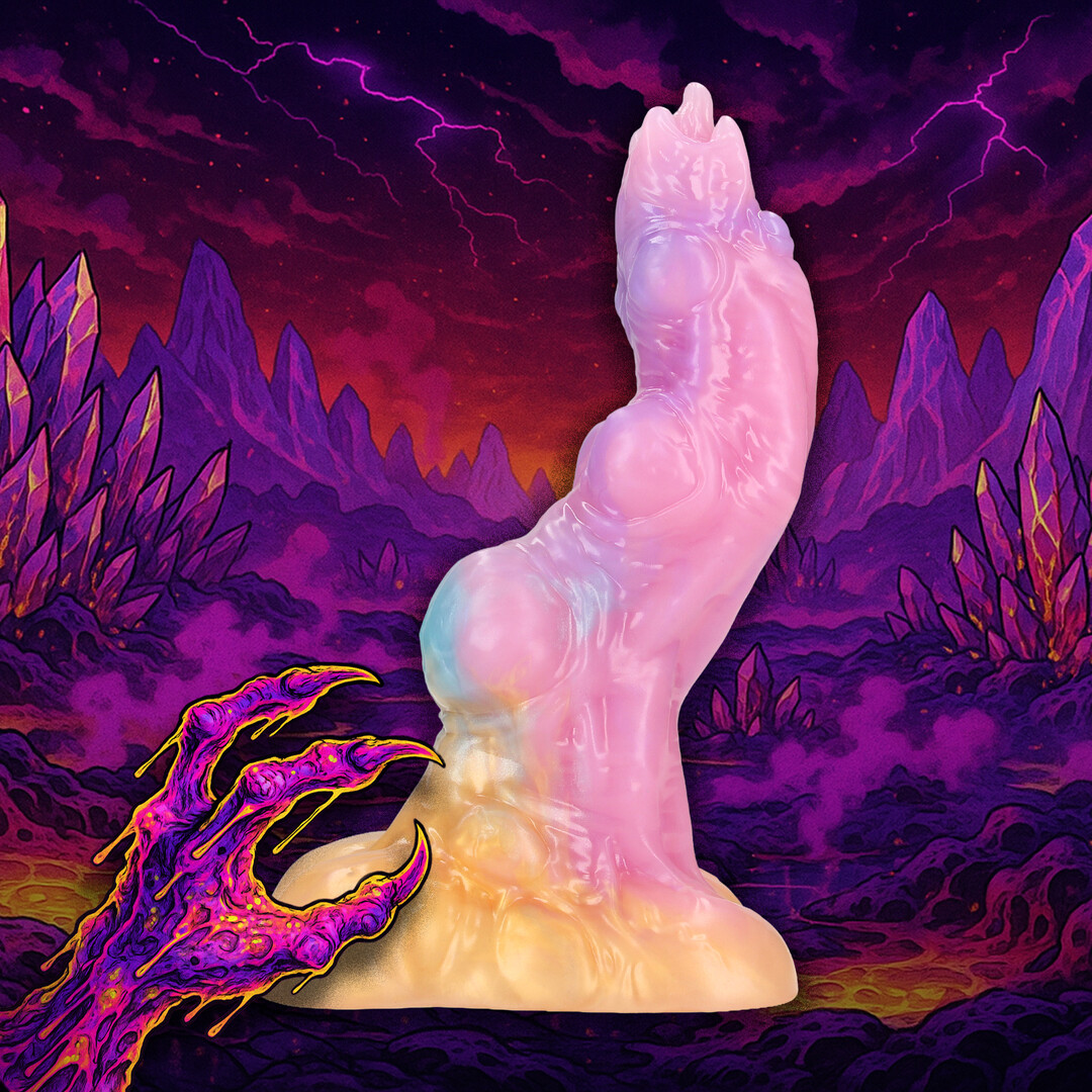 Ouch! by shots Rainbow Invader - Siliconen Dildo - Regenboog (8714273024282)