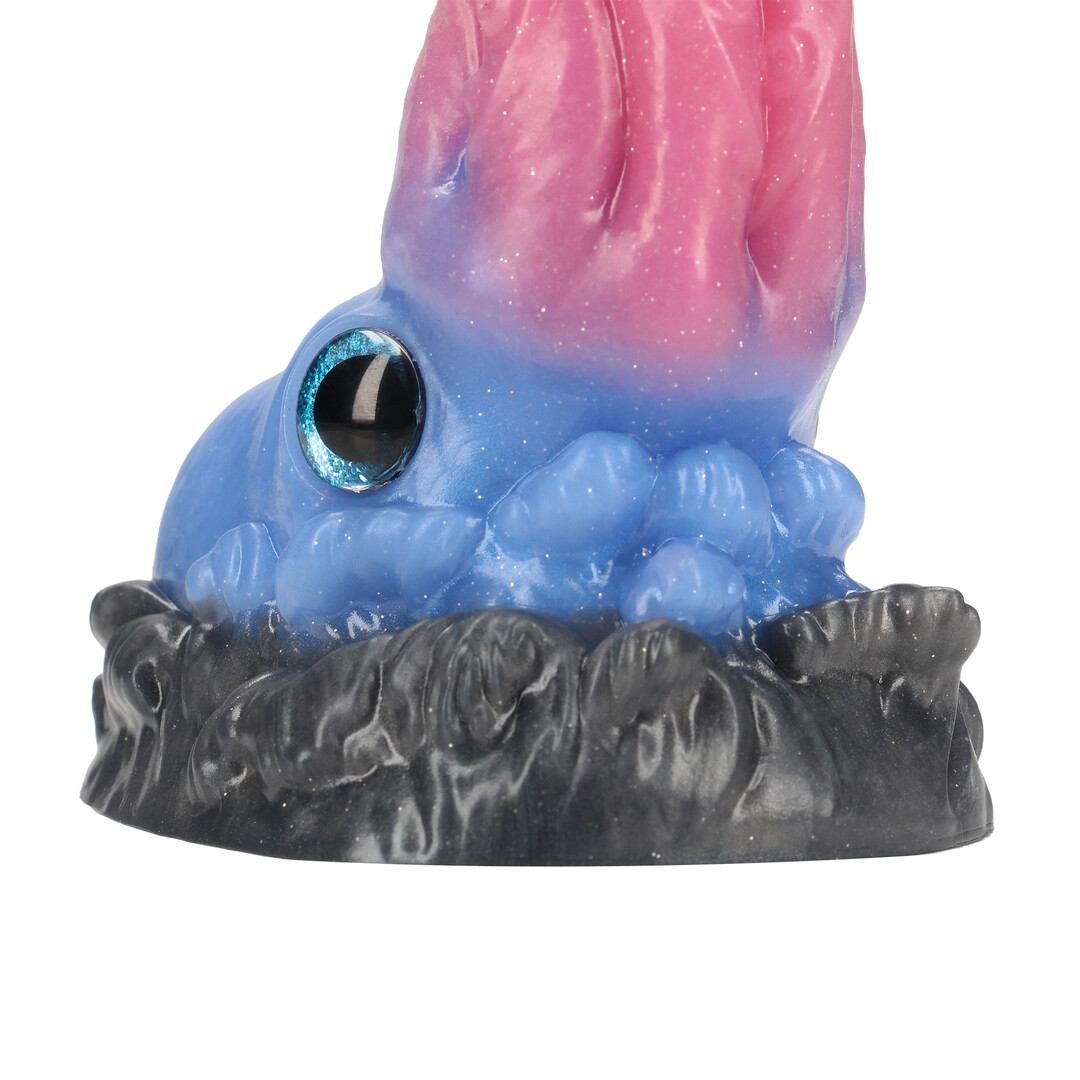 Ouch! by shots Kraken's Lick - Siliconen Dildo - Blauw/Rood (8714273024305)