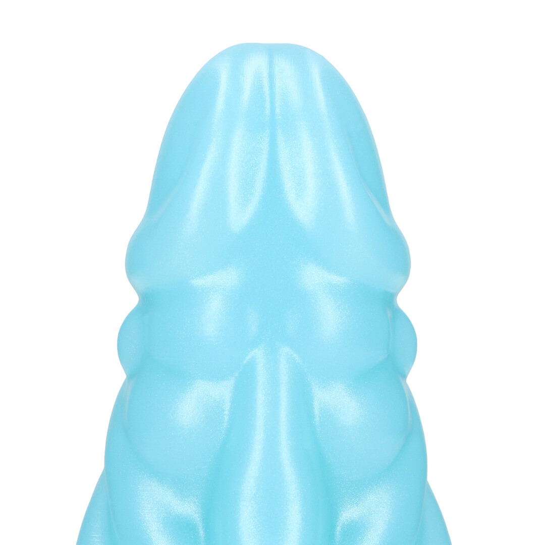 Ouch! by shots Vein Master - Siliconen Dildo - Blauw/Wit (8714273024220)