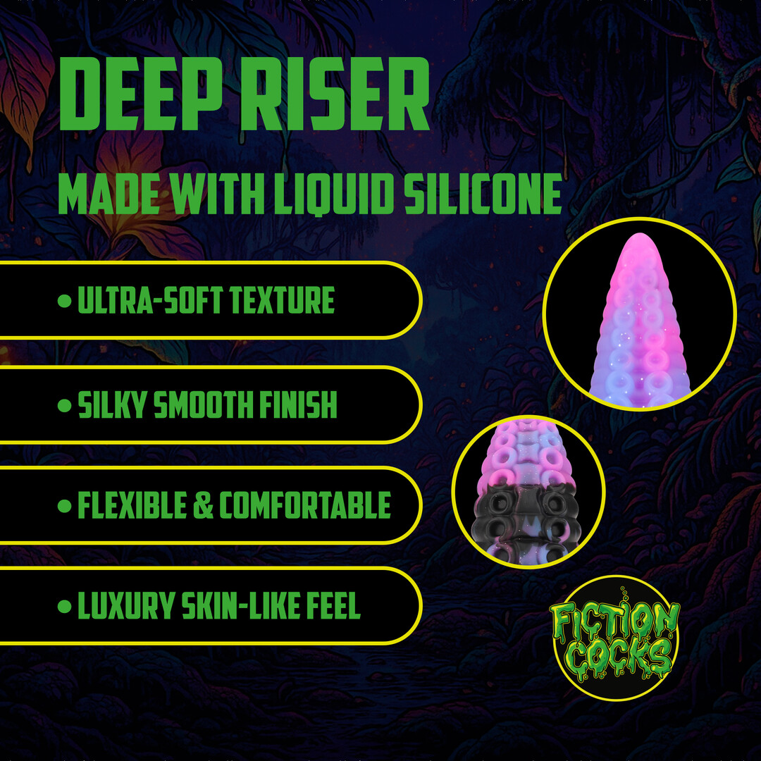 Ouch! by shots Deep Riser - Siliconen Dildo - Paars (8714273024398)