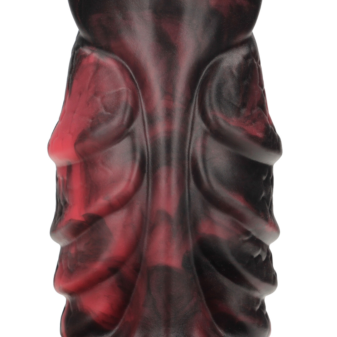 Ouch! by shots Infernal Demon - Siliconen Dildo - Rood/Zwart (8714273024381)