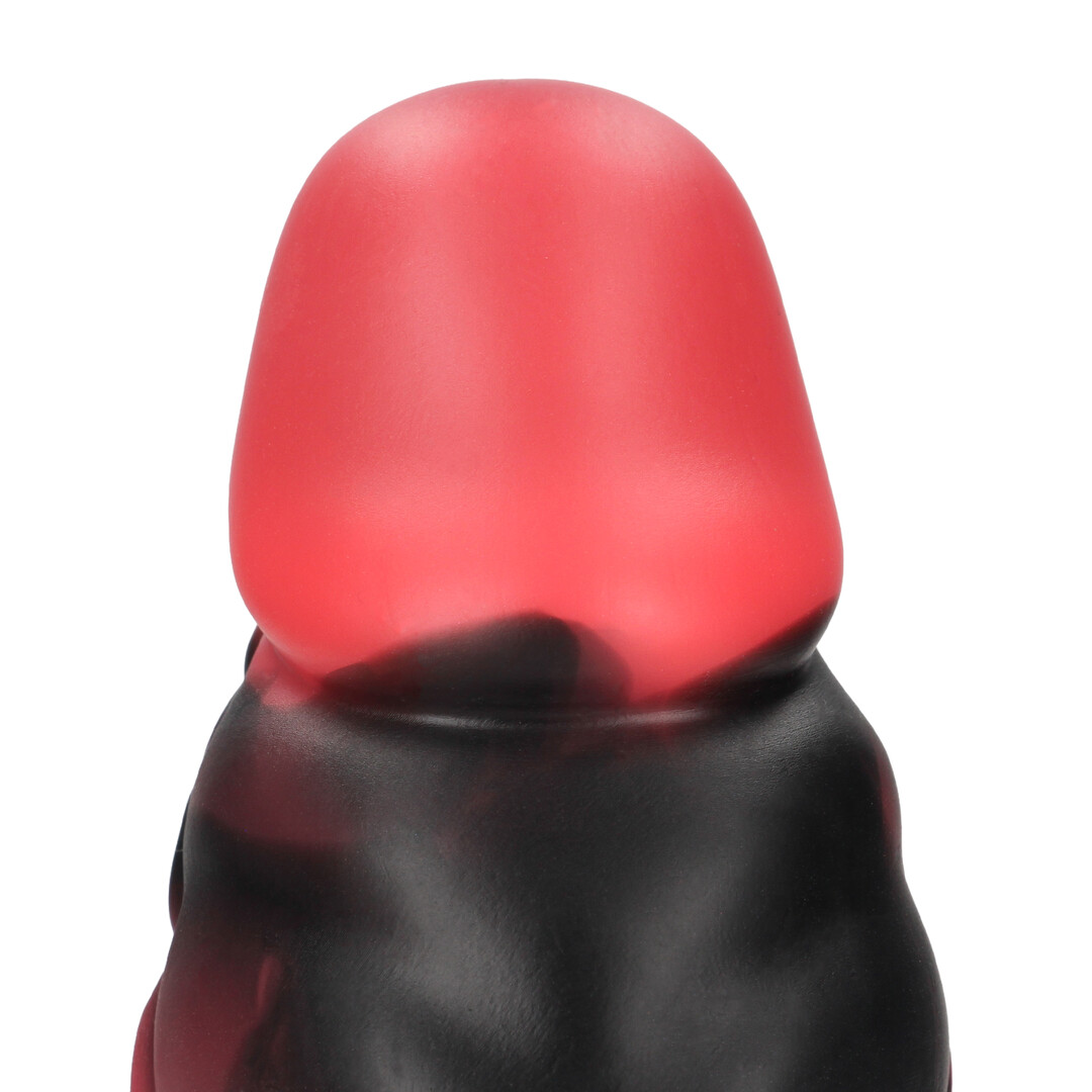 Ouch! by shots Infernal Demon - Siliconen Dildo - Rood/Zwart (8714273024381)