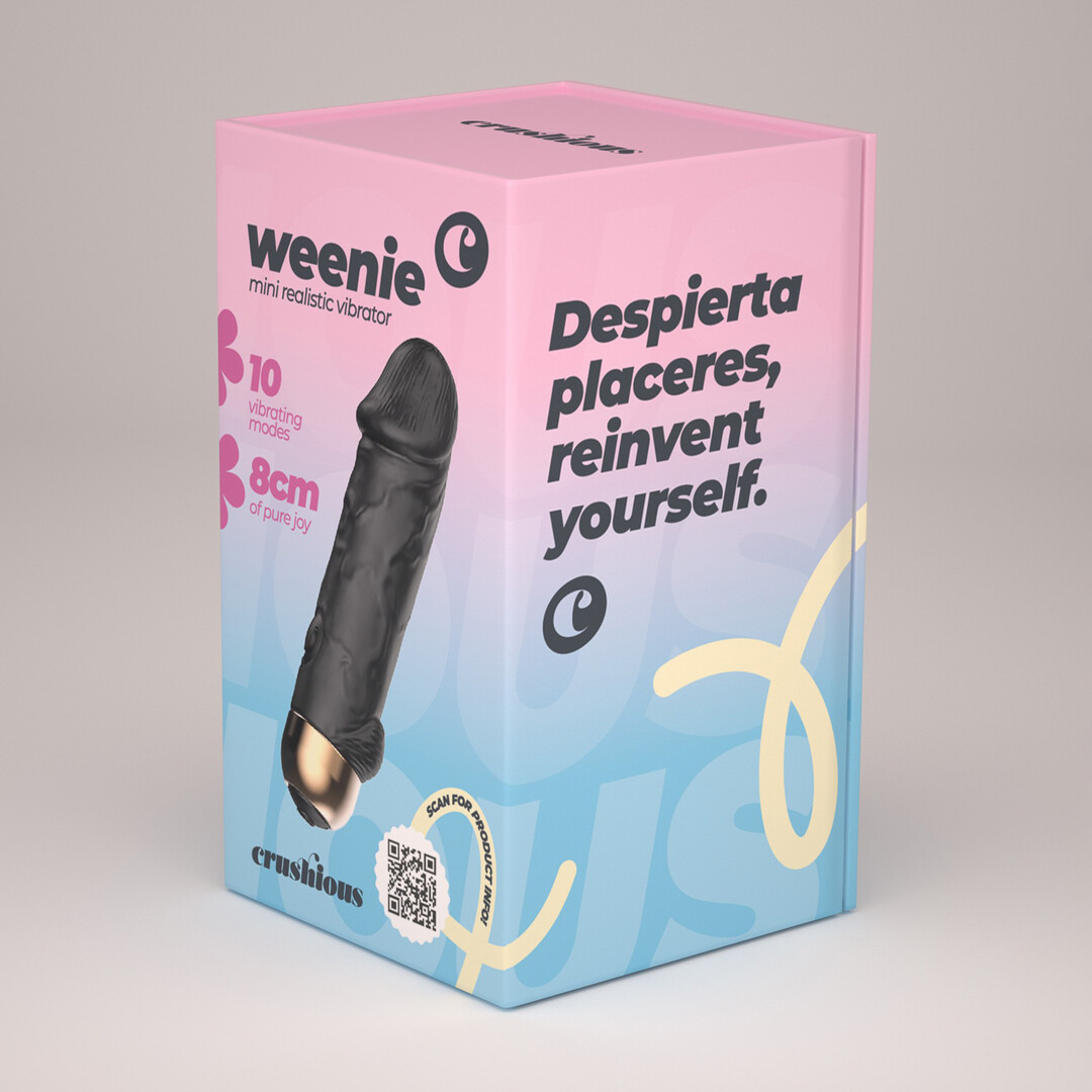 Crushious Weenie - Mini Bullet Vibrator - Black (7403254162235)