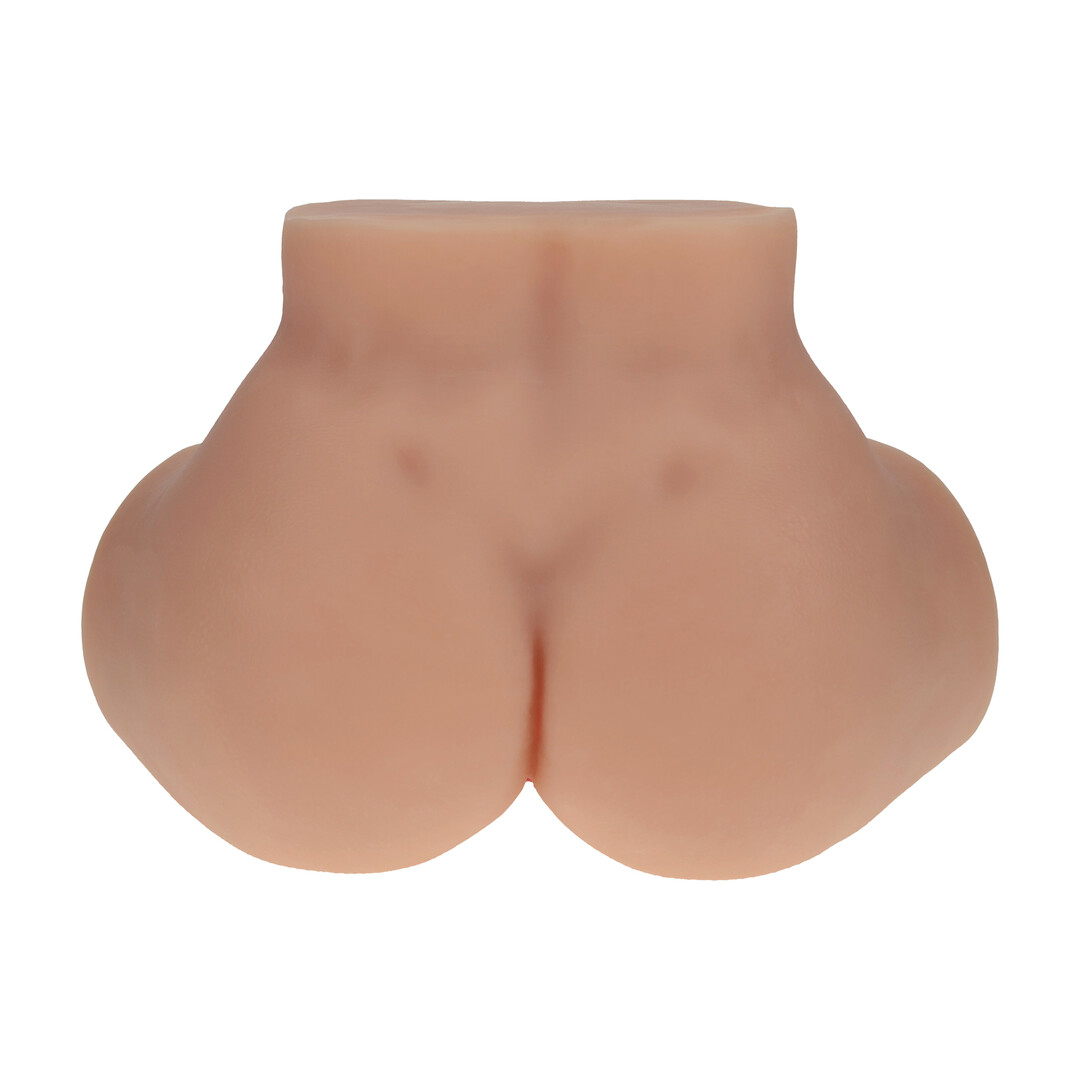 Xkin by shots Bodyforms - Valentina Vellure - Dubbele Ingang Vibrerende Masturbator - 4,2 kg / 9,3 lbs - Tan (8714273030009)