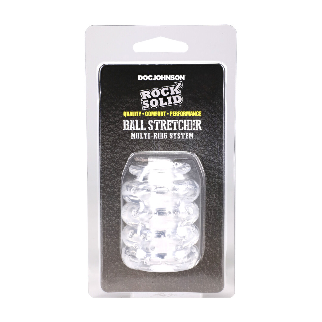 Doc johnson Ball Stretcher Multi-Ring System - Clear (782421098438)