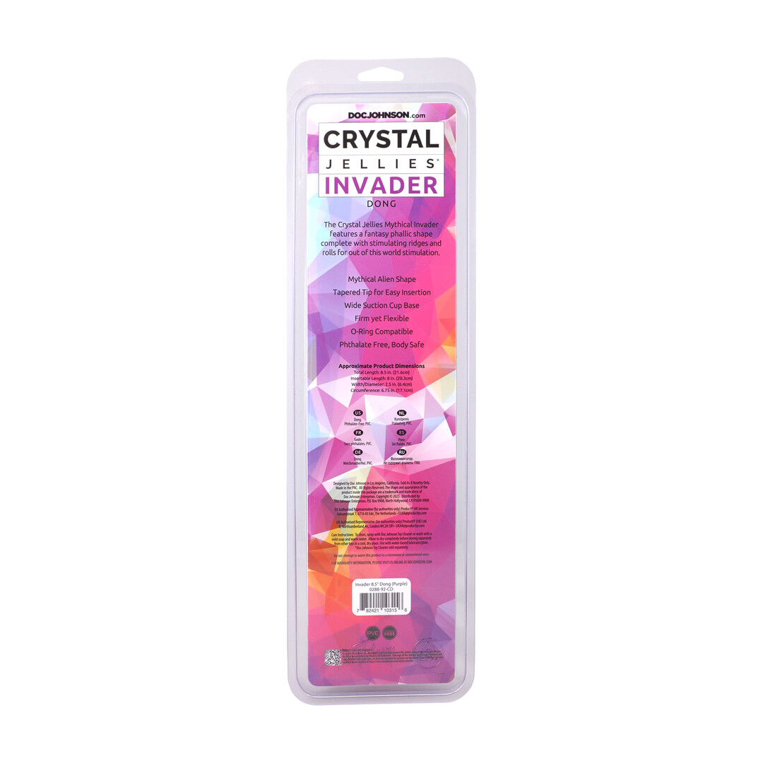 Doc johnson Invader - Fantasy Dildo - 8.5 / 21,6 cm - Purple (782421103156)