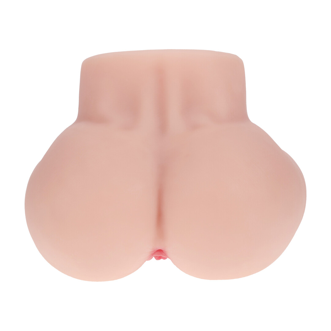 Xkin by shots Bodyforms - Rina Brooks - Dubbele Ingang Vibrerende Masturbator - 2,4 kg / 5,4 lbs - Vlees (8714273029829)
