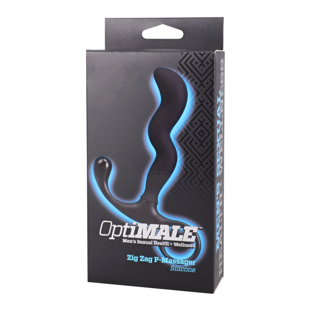 Doc johnson Zig Zag Silicone Prostate Massager - Black (782421098919)