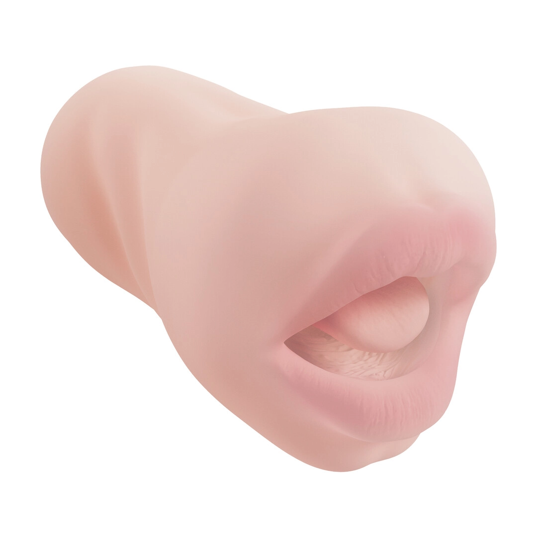 Xkin by shots Superheroes - Dark Wolf - Vibrating Masturbator - Mouth - 660g - Flesh (8714273031730)