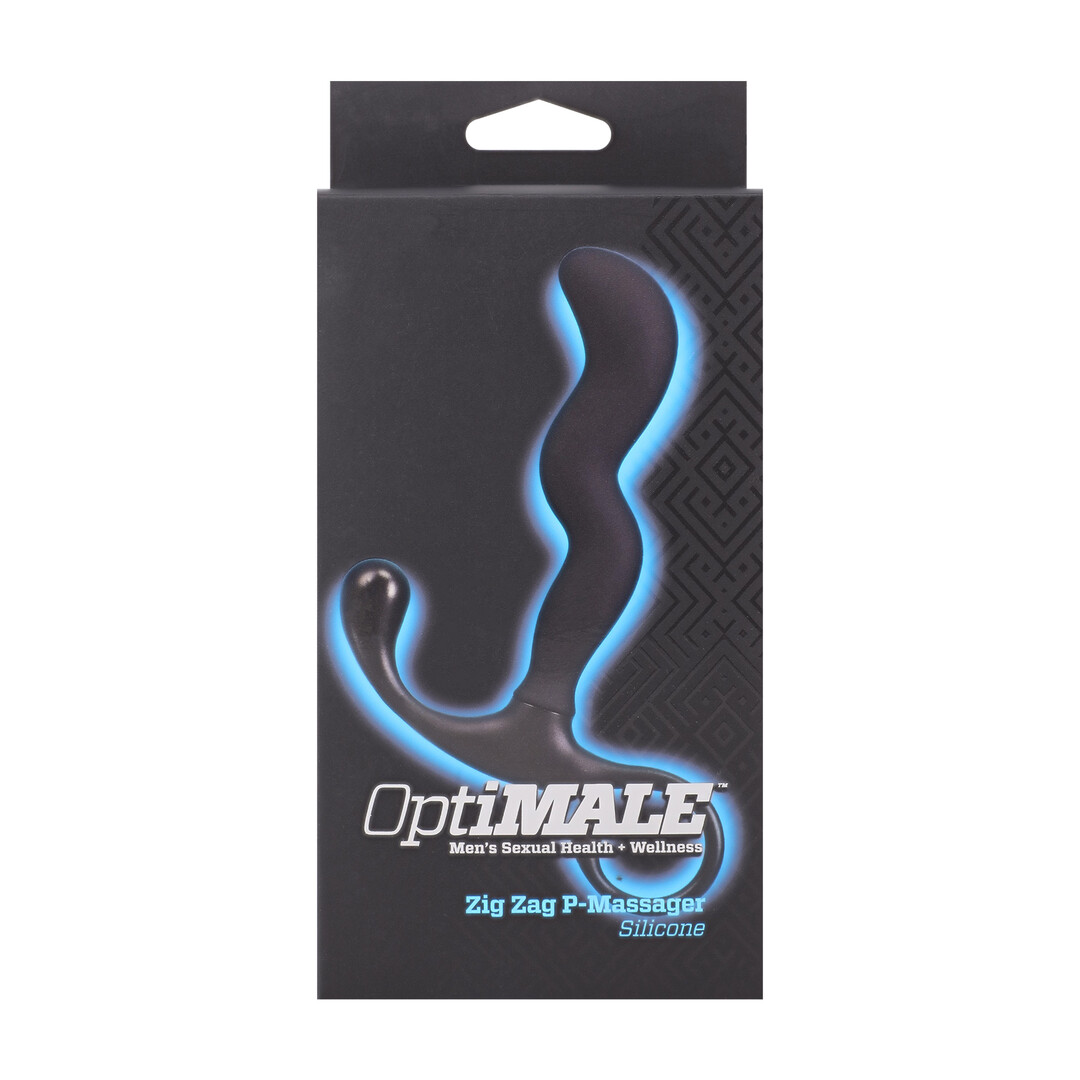 Doc johnson Zig Zag Silicone Prostate Massager - Black (782421098919)