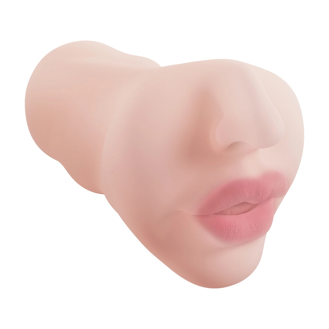 Xkin by shots Superheroes - Toxica - Vibrating Masturbator - Mouth - 660g - Flesh (8714273031716)